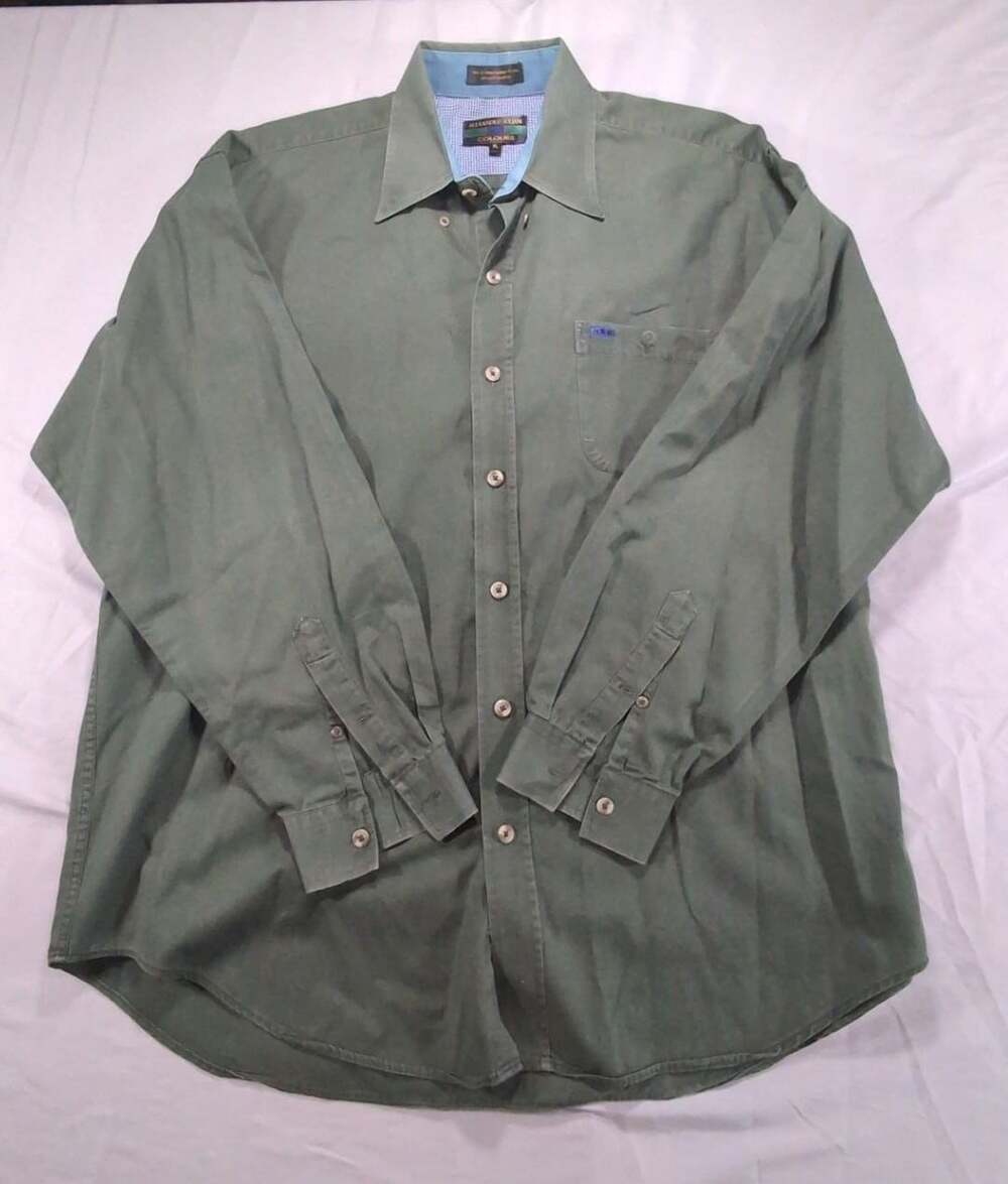 *Budget Friendly* Alexander Julian Colours Green Long Sleeve Button-Down XL